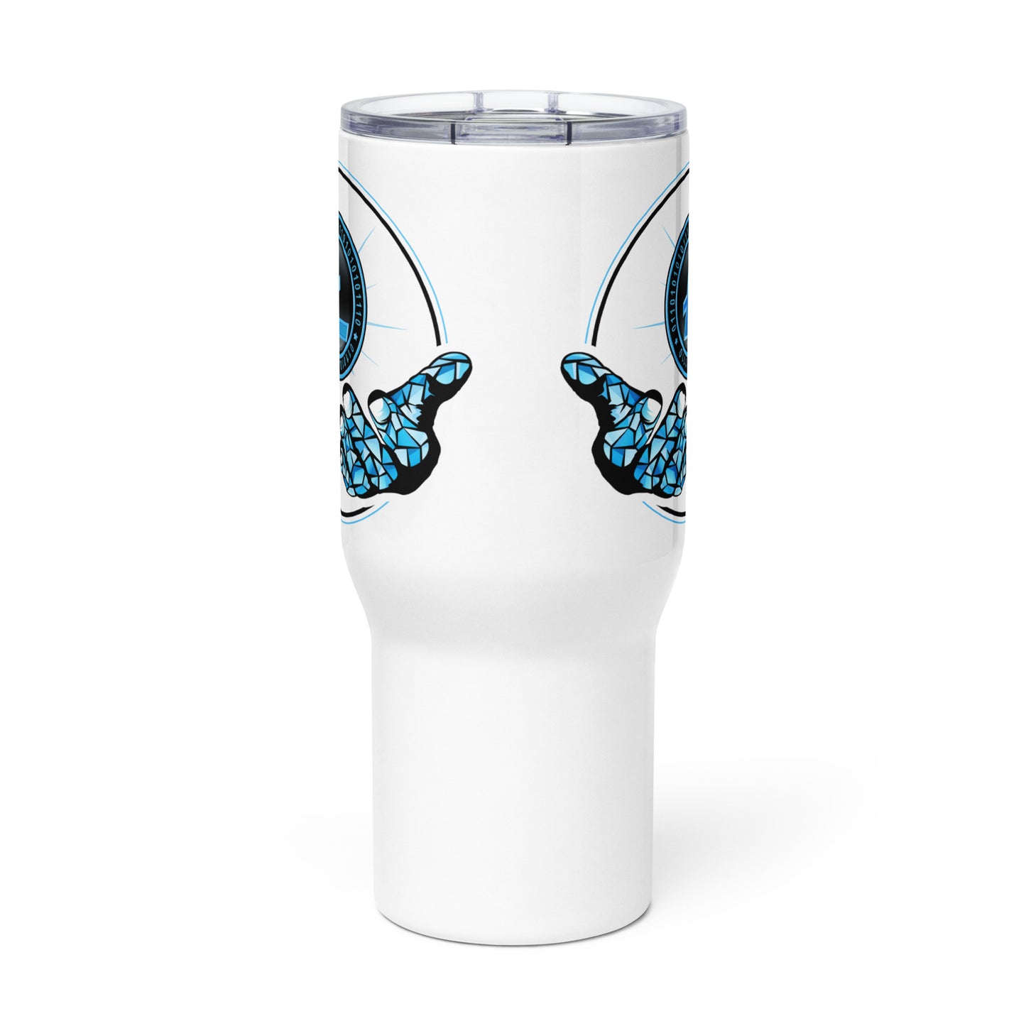 Diamond Hands LTC Tumbler With Handle