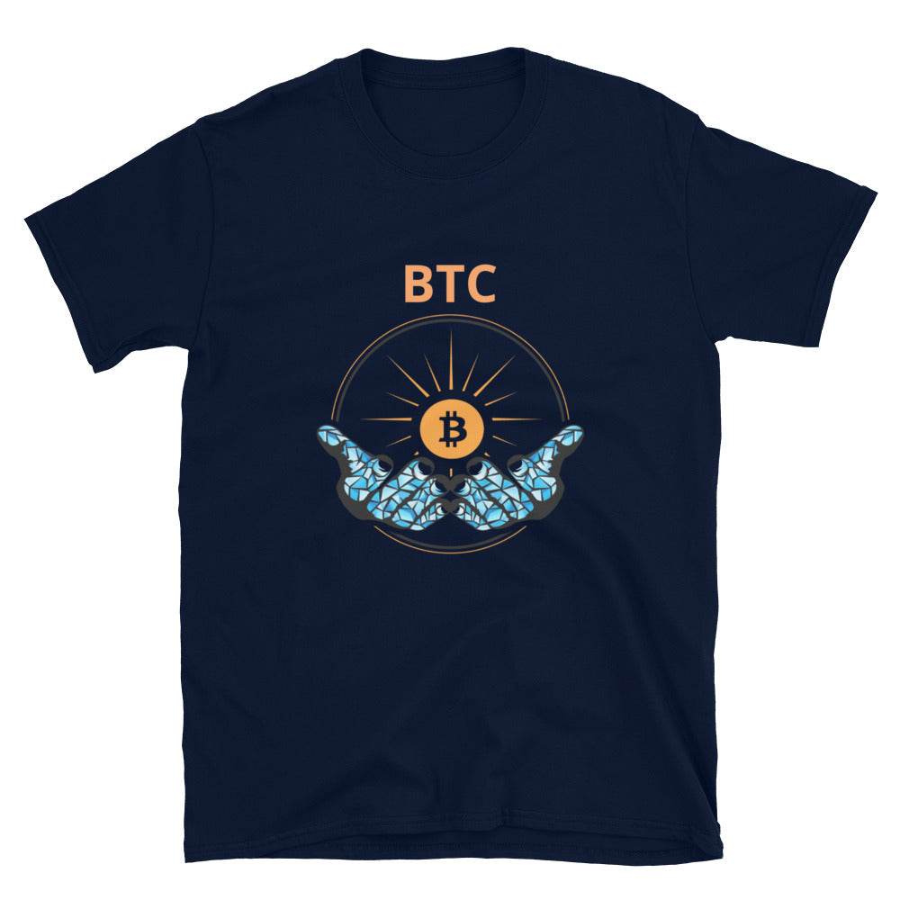 Bitcoin Diamond Hand Short-Sleeve Tee