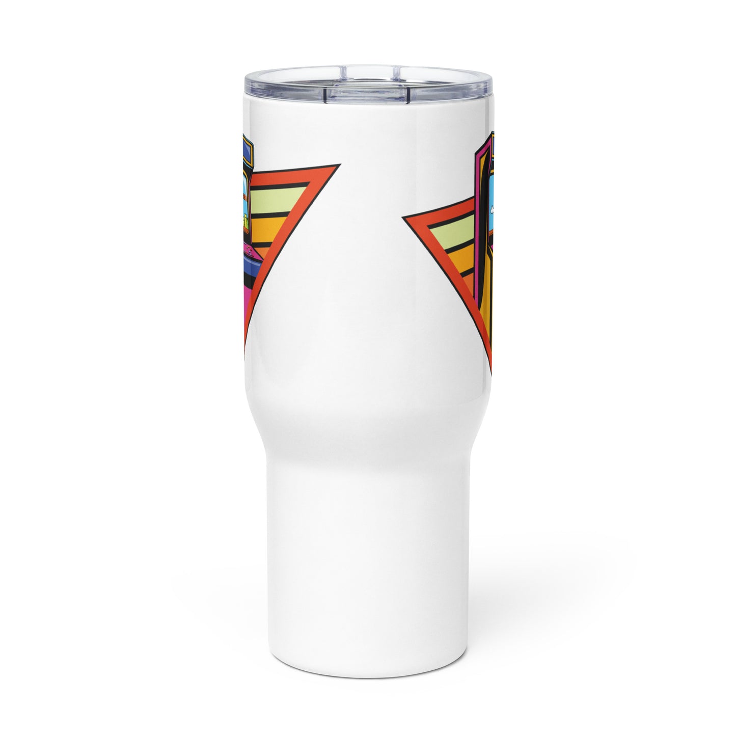 Super Retro Gamer Tumbler with Handle